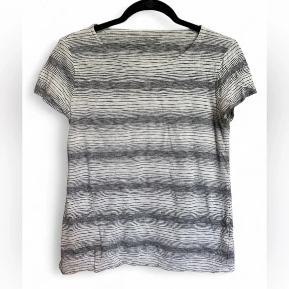 Eileen Fisher black and white Short Sleeve T-Shirt - Picture 1 of 7